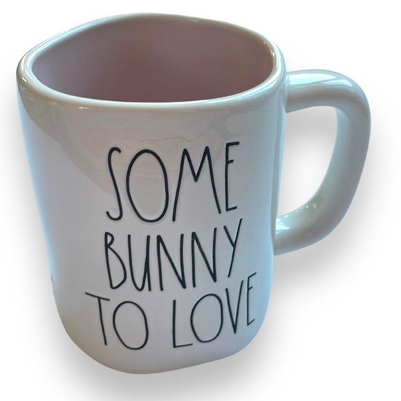 Rae Dunn White and Pink Mug - Some Bunny to Love - Picture 1 of 5